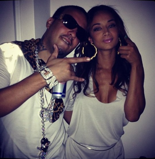 French Montana and his ex-wife Deen Kharbouch 